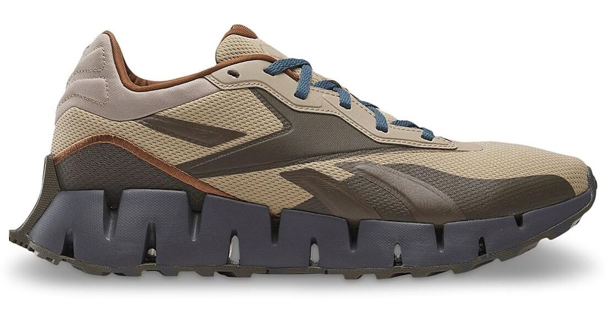 Reebok Zig Dynamica 4 Adventure Running Shoe in Brown for Men Lyst