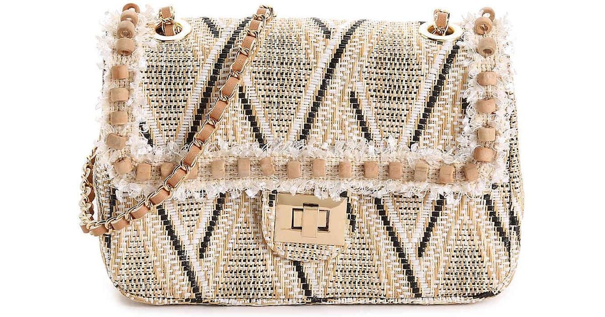 raffia crossbody bag