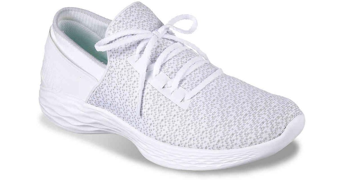 Skechers Synthetic You Inspire Slip-on Sneaker in White | Lyst