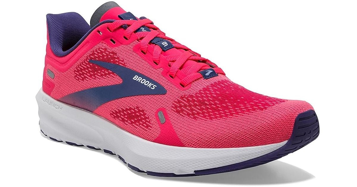 Brooks Rubber Launch 9 Running Shoe in Hot Pink/Purple (Pink) Lyst