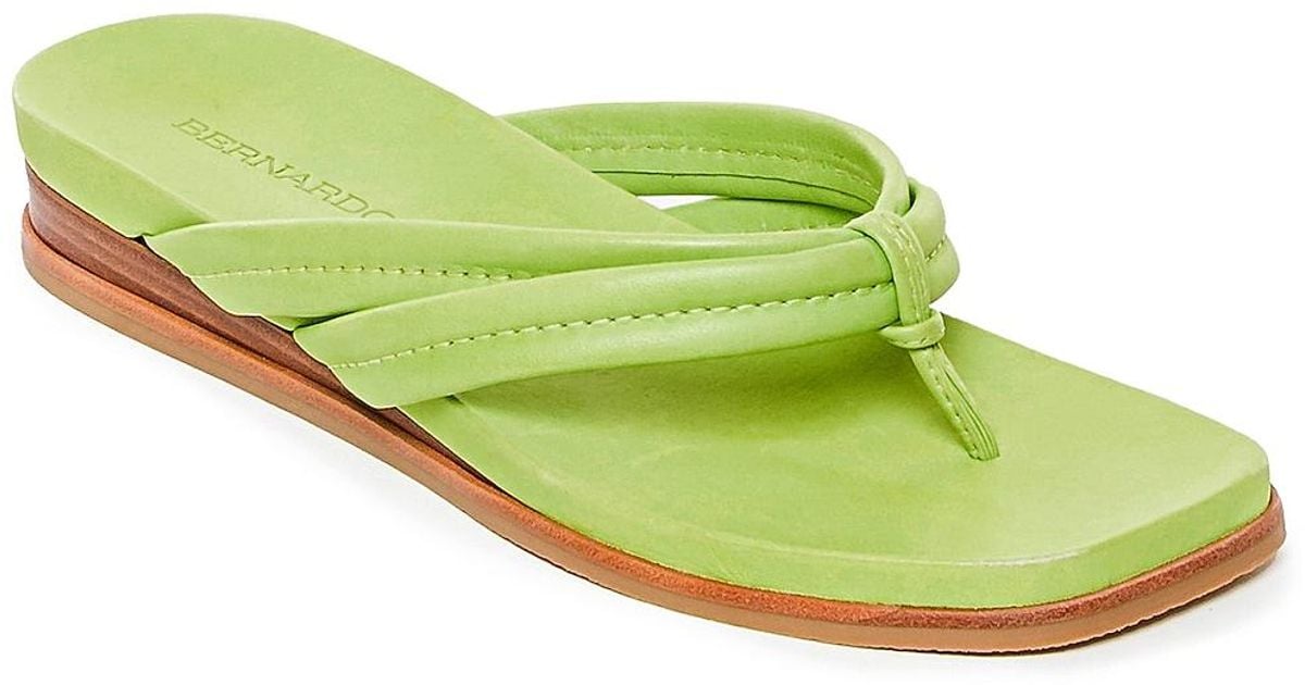Bernardo Miami Comfort Wedge Sandal in Green Lyst