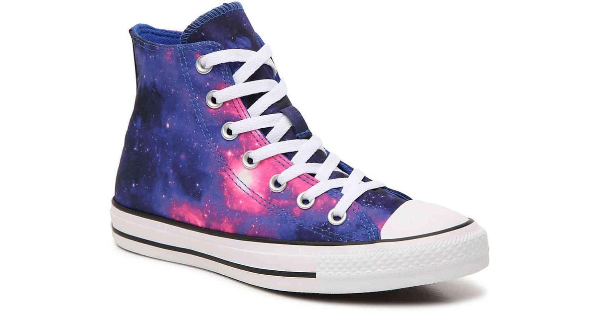 purple galaxy converse