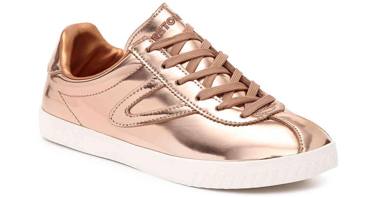 tretorn gold sneakers