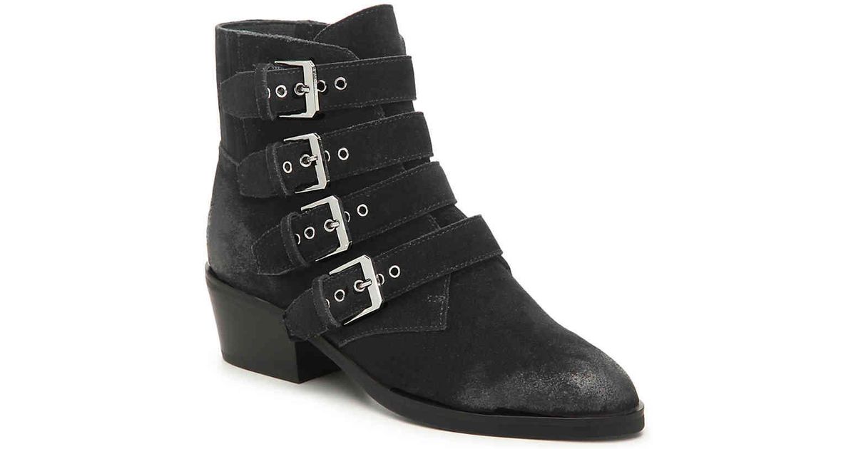 dolce vita black suede booties