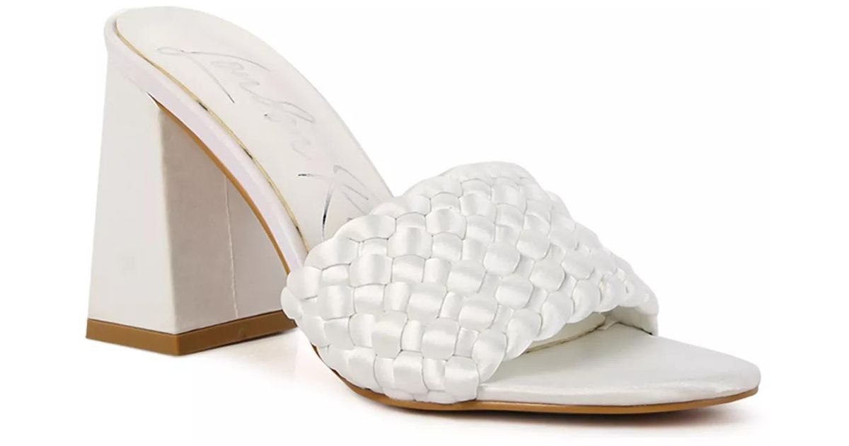 LONDON RAG Lust Look Sandal in White | Lyst