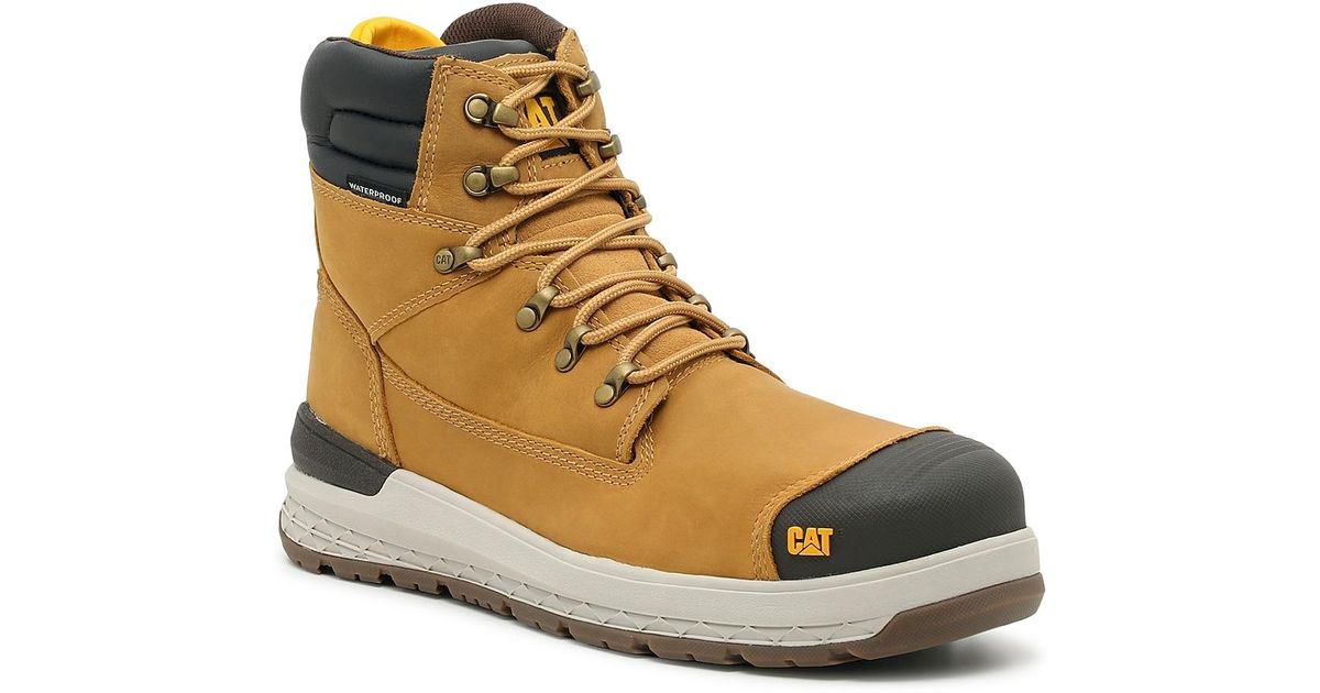 Caterpillar Impact Hiker Work Boot in Black for Men Lyst