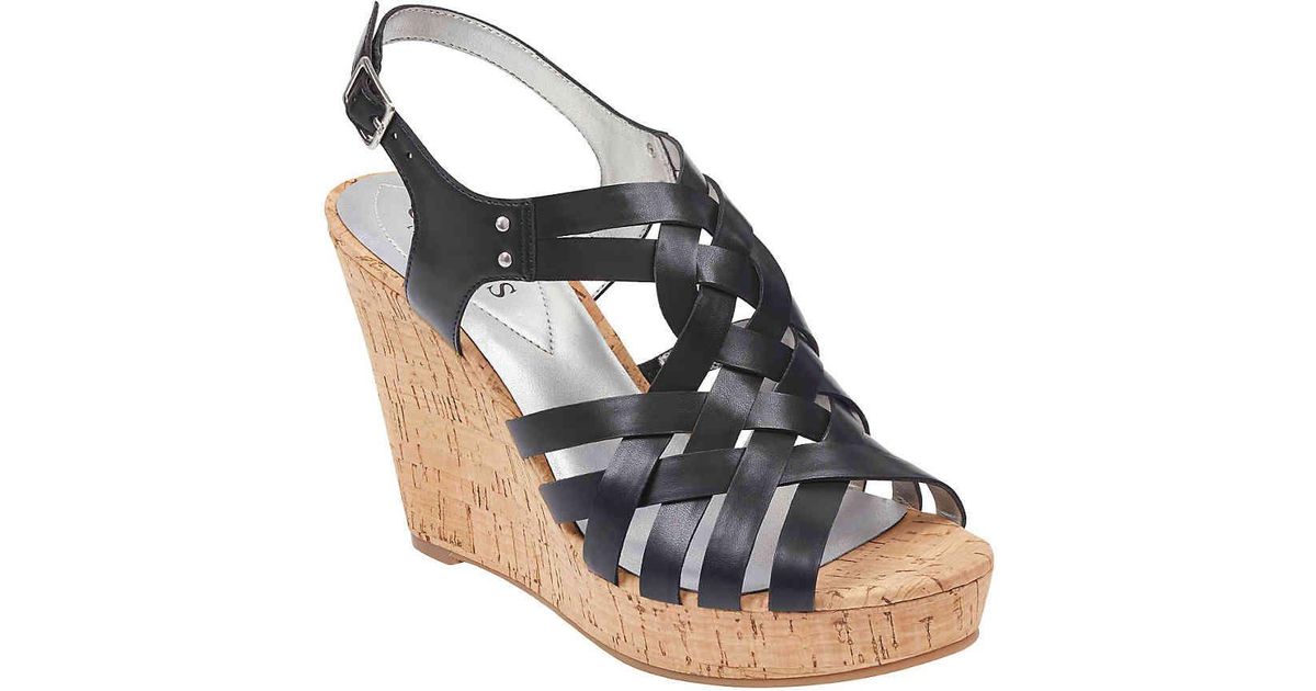guess eppie wedge sandal