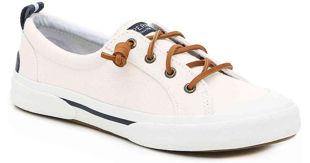 sperry canvas white