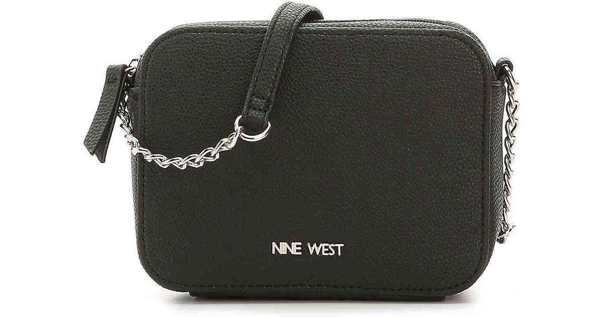 nine west black crossbody bag