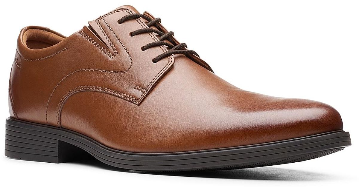 Clarks Leather Whiddon Cap-toe Oxfords in Cognac (Brown) for Men - Save ...