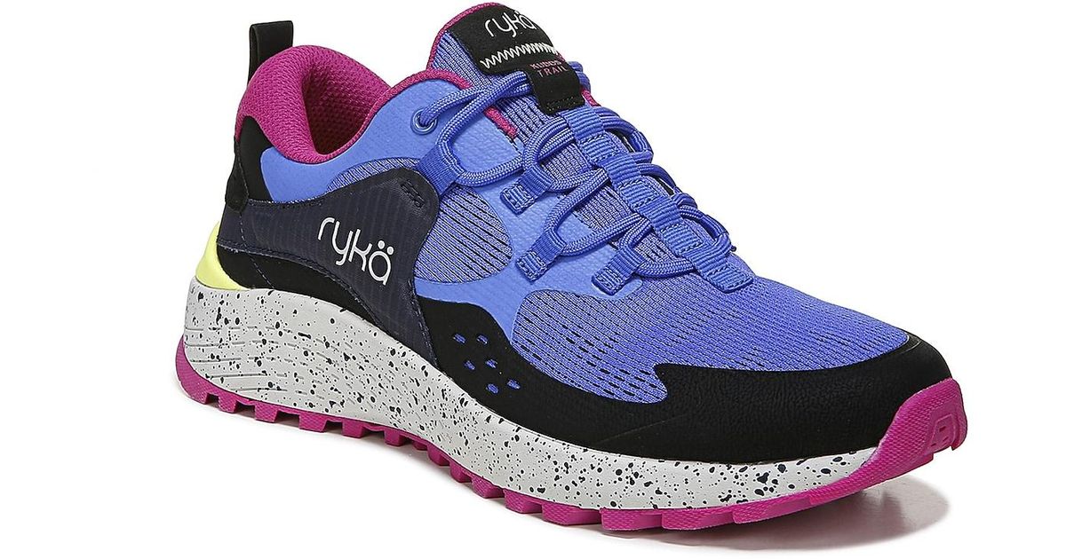 Ryka Kudos Trail Shoe in Blue/Purple (Blue) Lyst