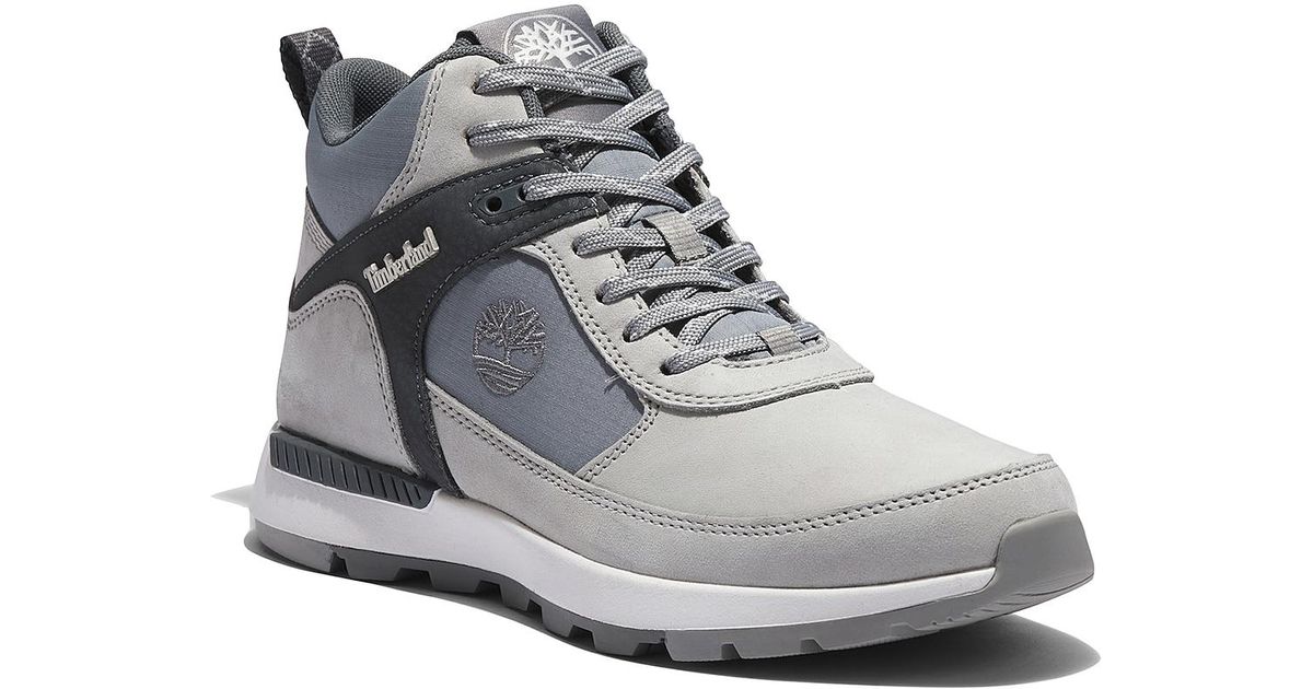 Timberland Leather Field Trekker Hiking Shoe in Grey (Gray) Lyst