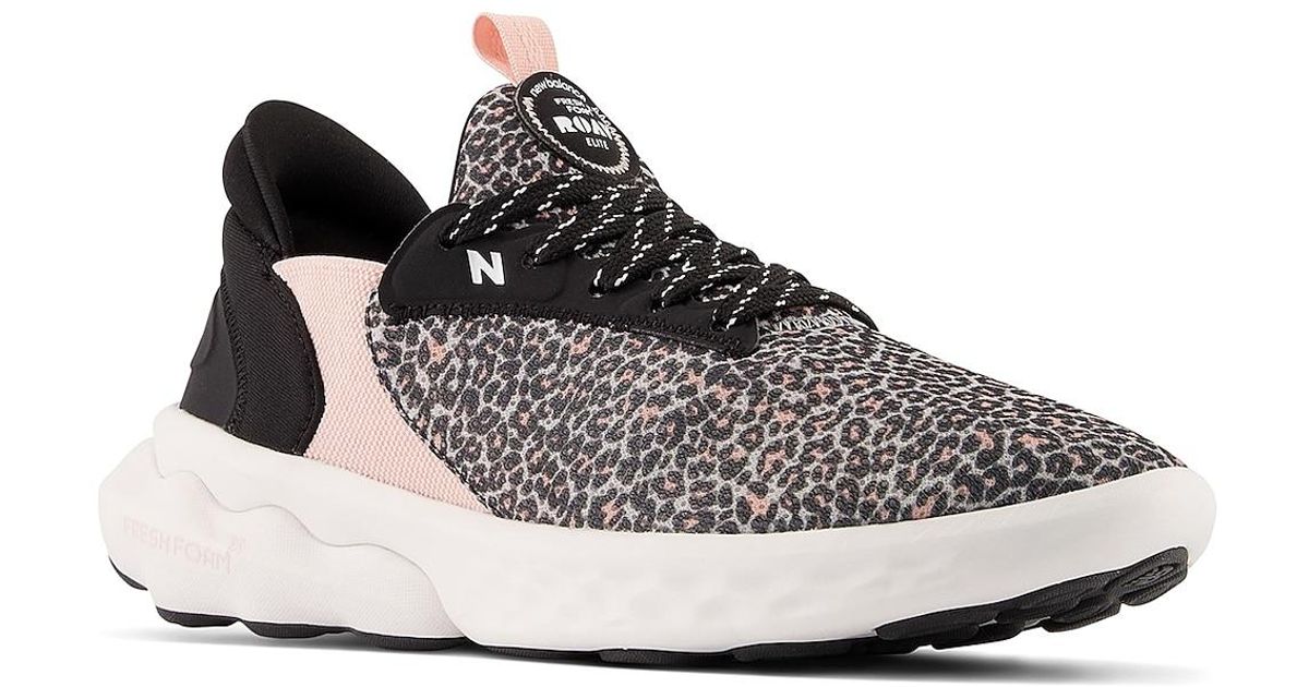 New Balance Rubber Fresh Foam Roav Elite Running Shoe in Pink/Black