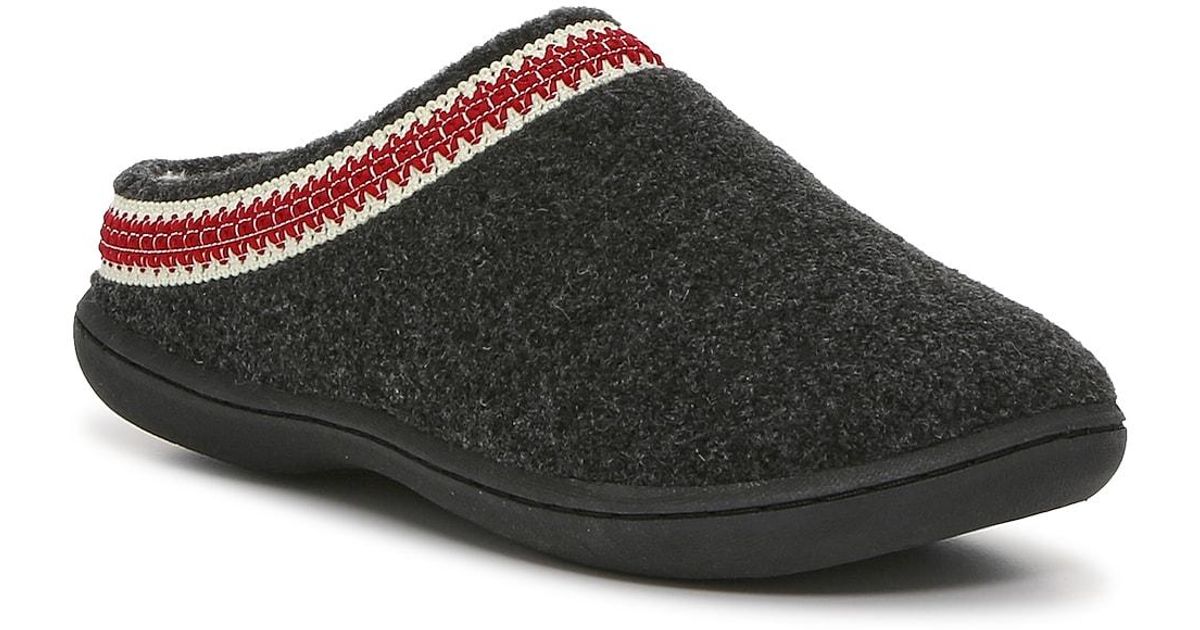 clarks suede scuff slipper