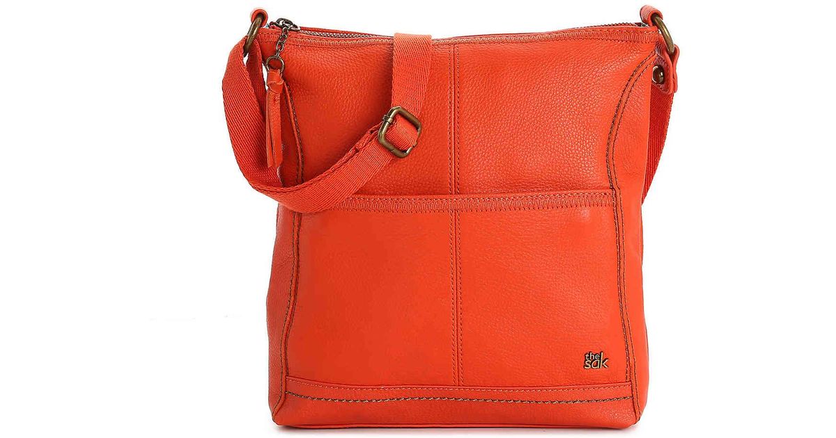 the sak iris leather crossbody bag