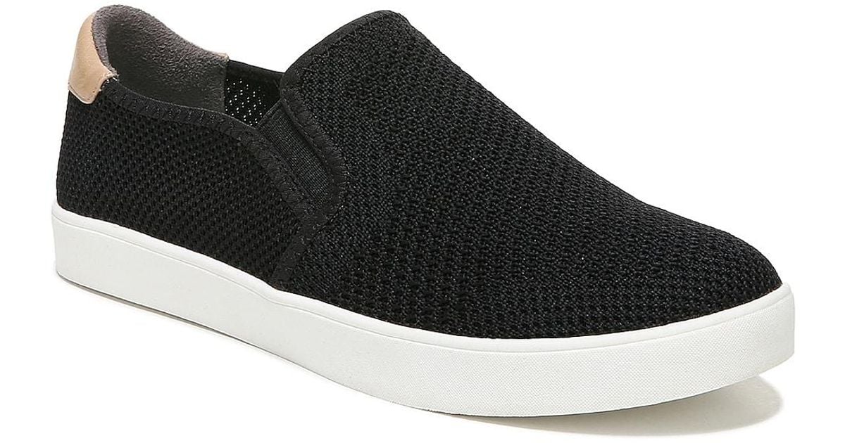 Dr. Scholls Synthetic Madison Knit Slipon Sneaker in Black Lyst