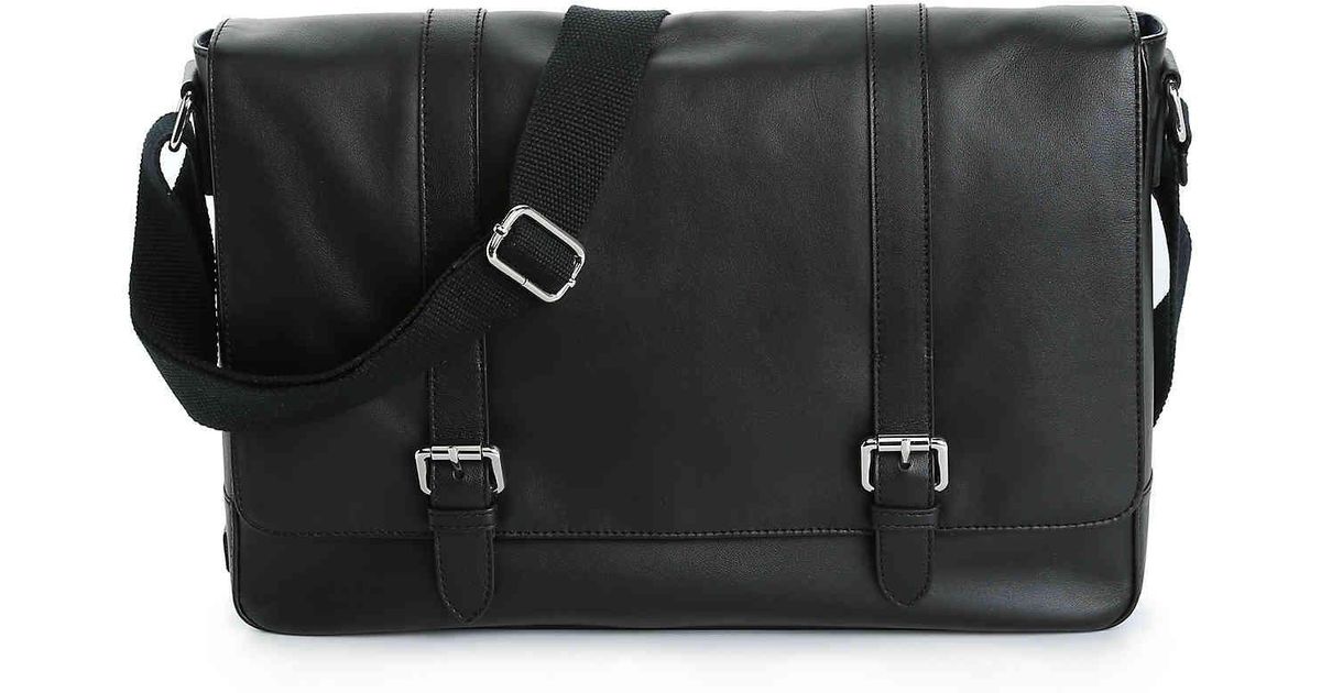 cole haan messenger bag black
