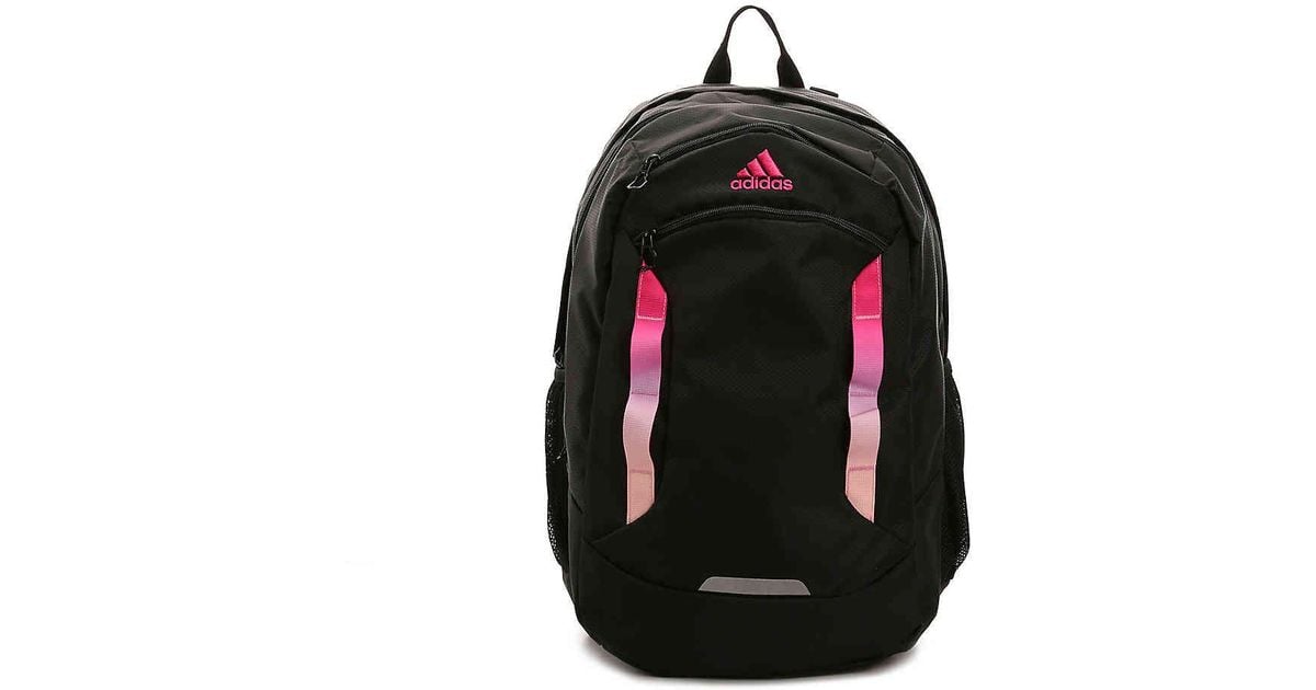 black and pink adidas backpack