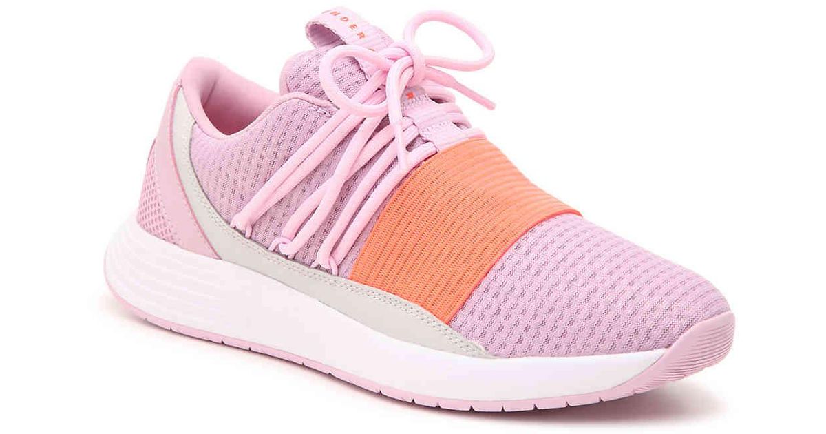 dusty pink running shoes