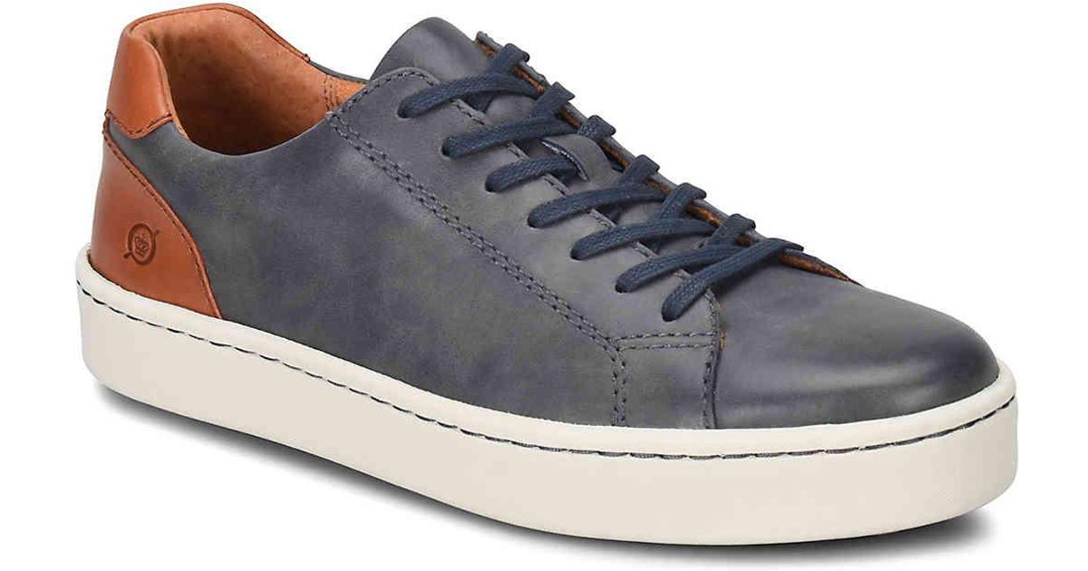 Born Abelone Sneaker in Navy/Tan (Blue 