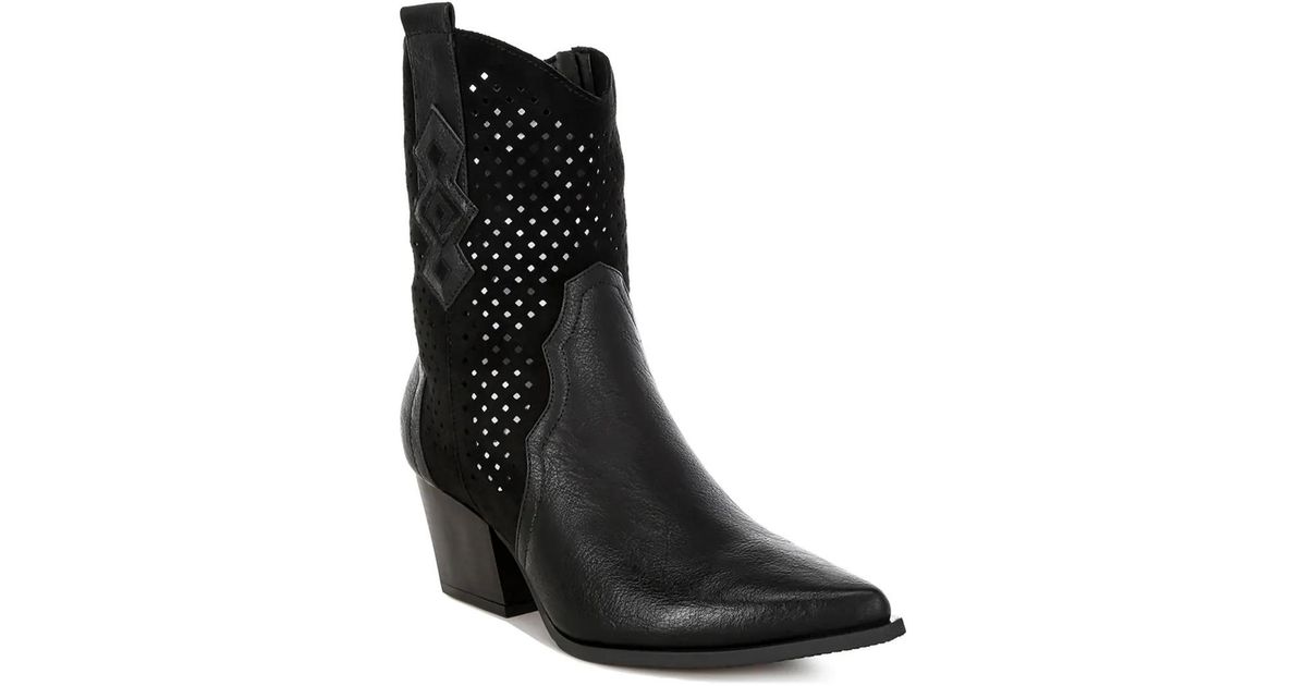 LONDON RAG Prosia Western Boot in Black | Lyst