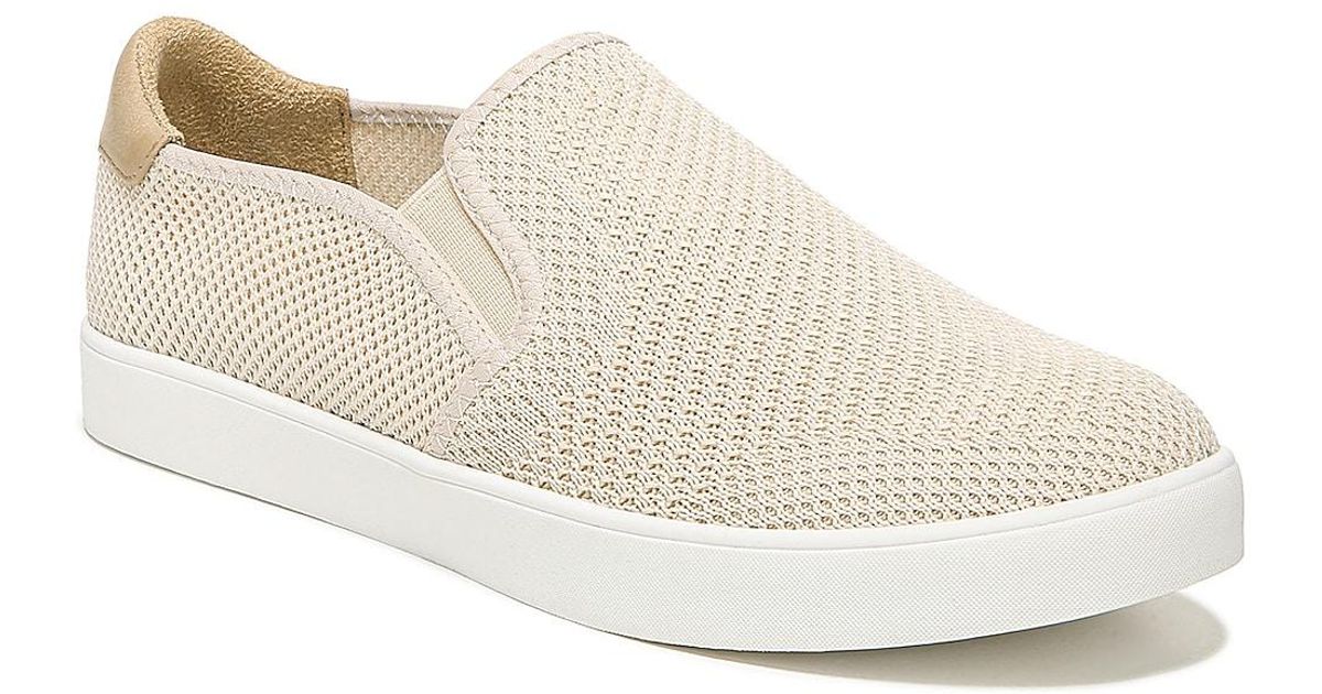 Dr. Scholls Synthetic Madison Knit Slip-on Sneaker in Taupe (White) - Lyst