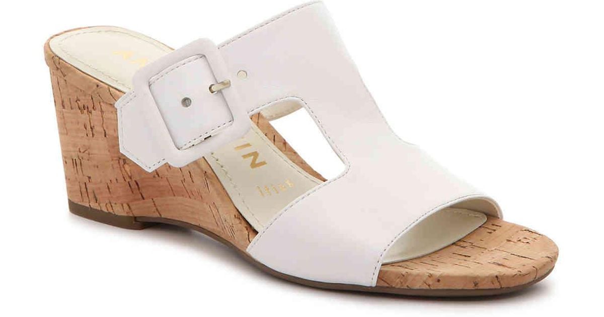 anne klein nilli wedge sandals