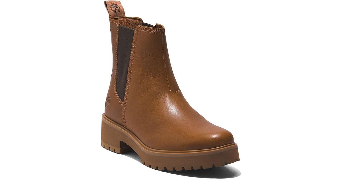 Timberland Carnaby Cool Chelsea Boot in Brown | Lyst