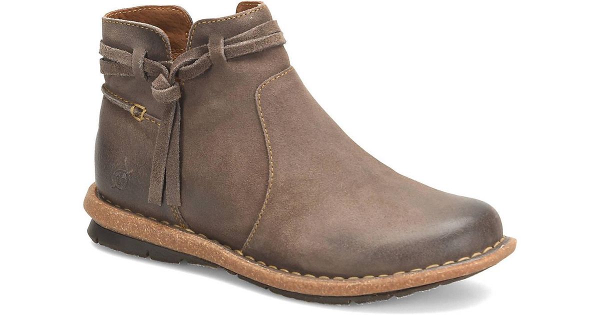 born taupe booties