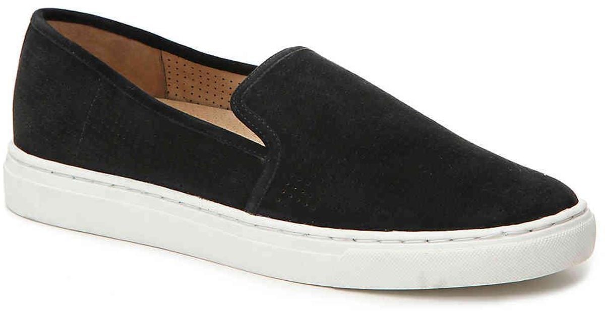 Vince Camuto Suede Bayana Slip-on Sneaker in Black for Men - Lyst