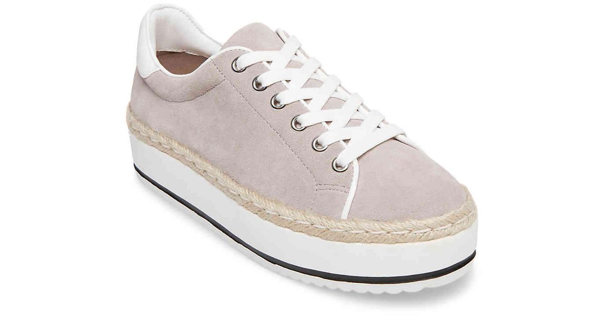 grey platform sneakers