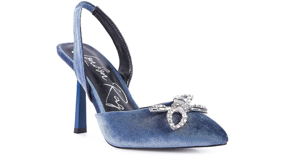 LONDON RAG Firebird Pump in Blue | Lyst