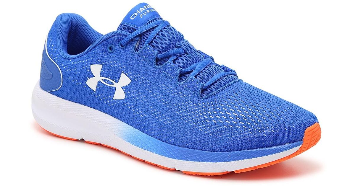 Under Armour Charged Pursuit 2 Running Shoe in Blue for Men | Lyst
