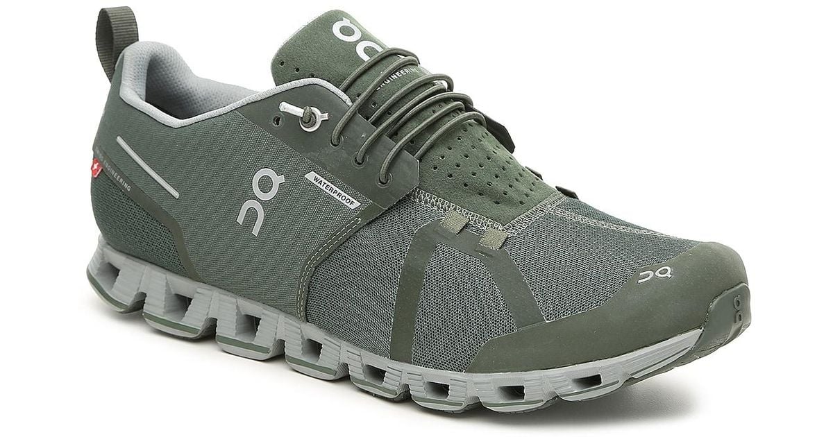 On Cloud 2.0 Waterproof Lightweight Running Shoe in Green for Men | Lyst