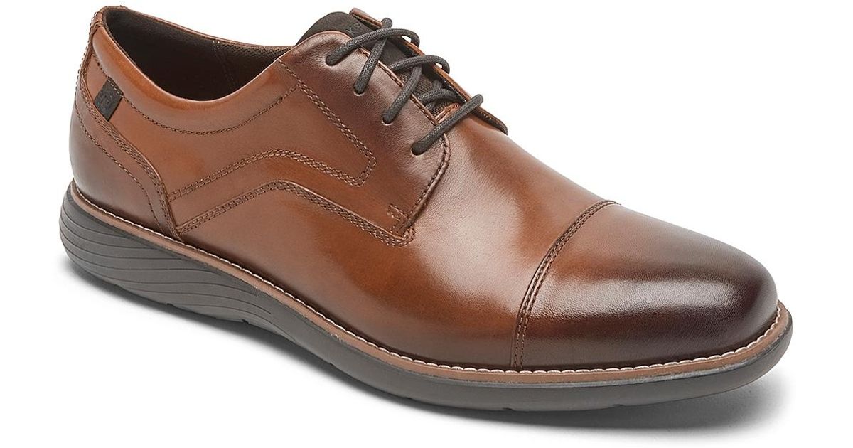 Rockport Garett Cap Toe Oxford in Brown 