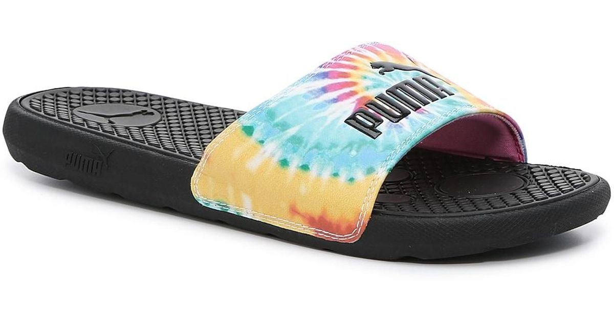 PUMA Cool Cat Tie Dye Slide Sandal - Lyst