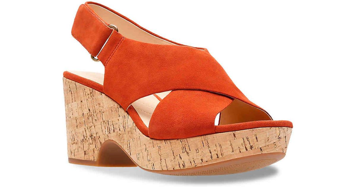 clarks maritsa lara orange