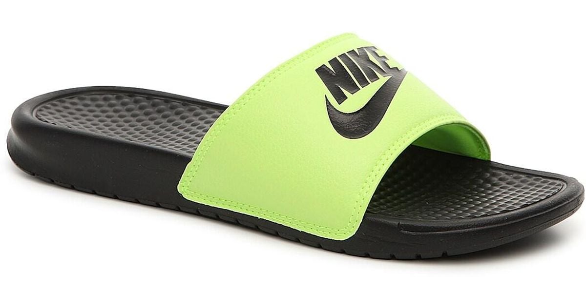 nike sandals green