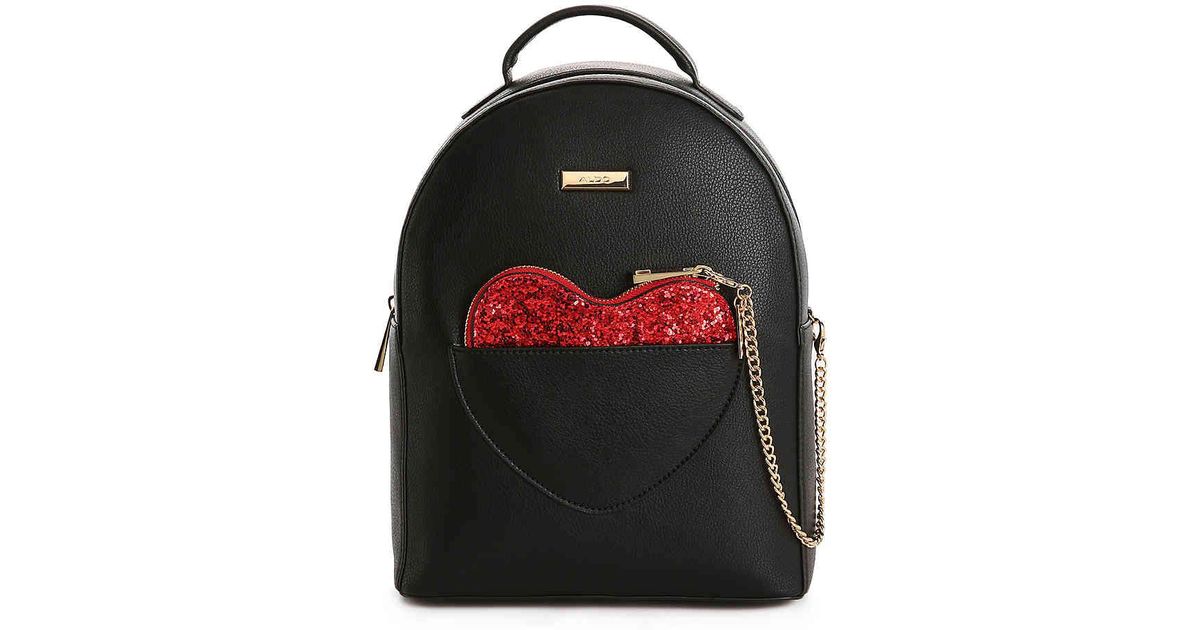 aldo black backpack