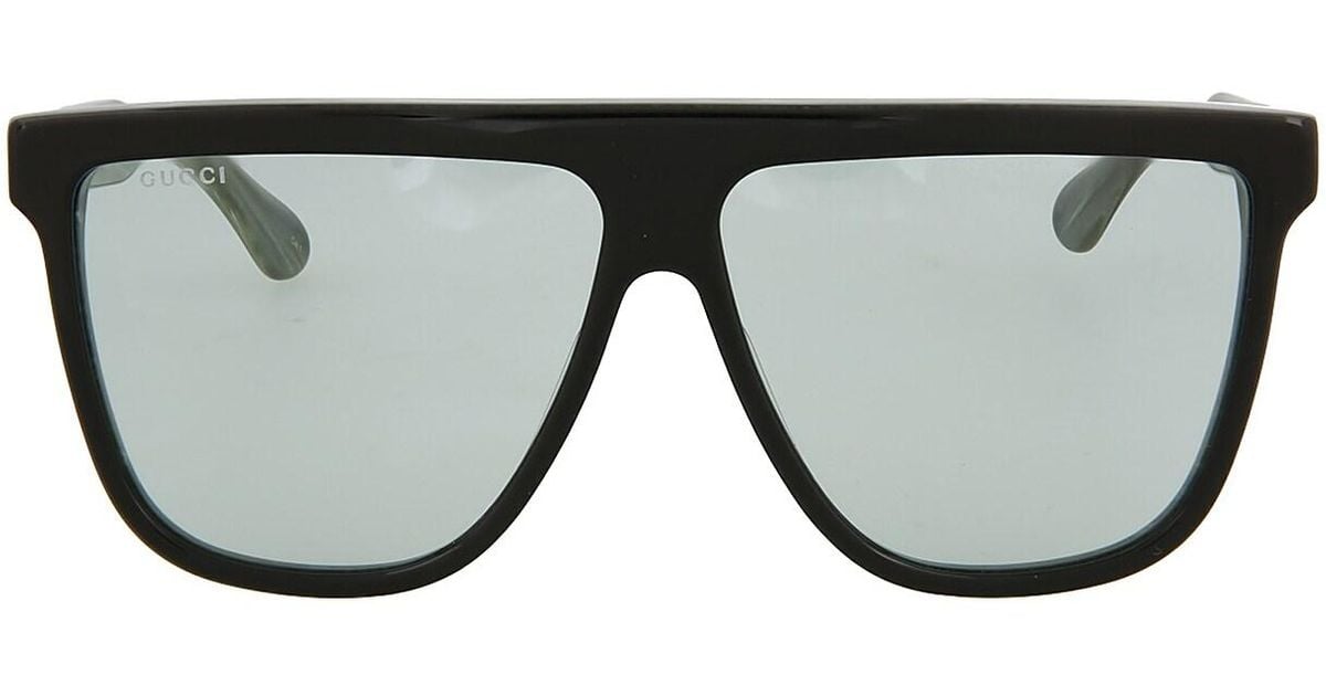 Gucci Straight Brow Oversized Sunglasses for Men Lyst