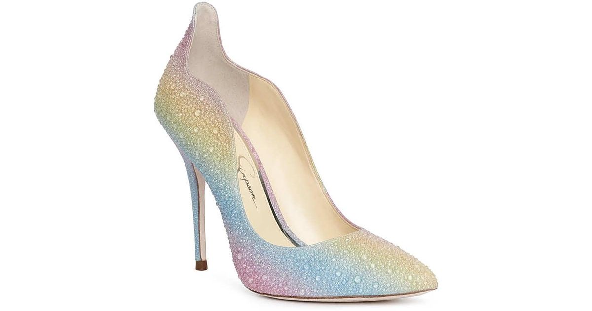 Jessica Simpson Wayva Pump in Blue Lyst