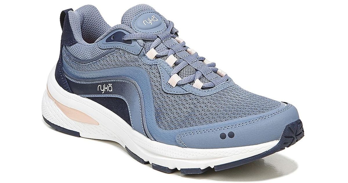 Ryka Leather Belong Walking Shoe in Navy (Blue) Lyst