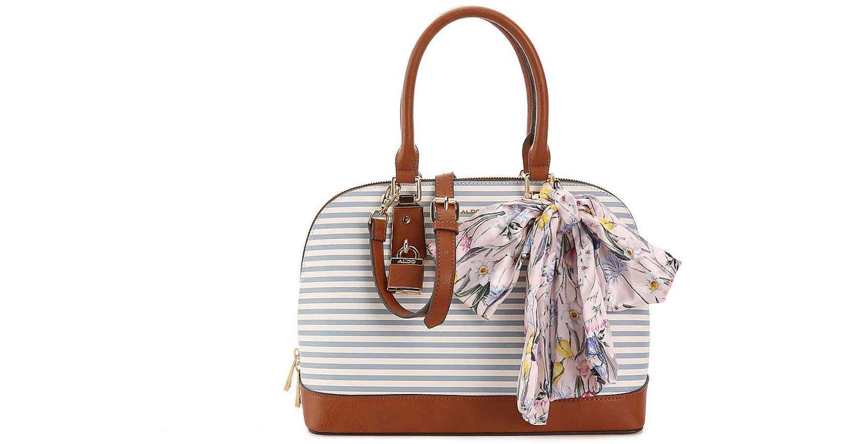 aldo bag blue and white