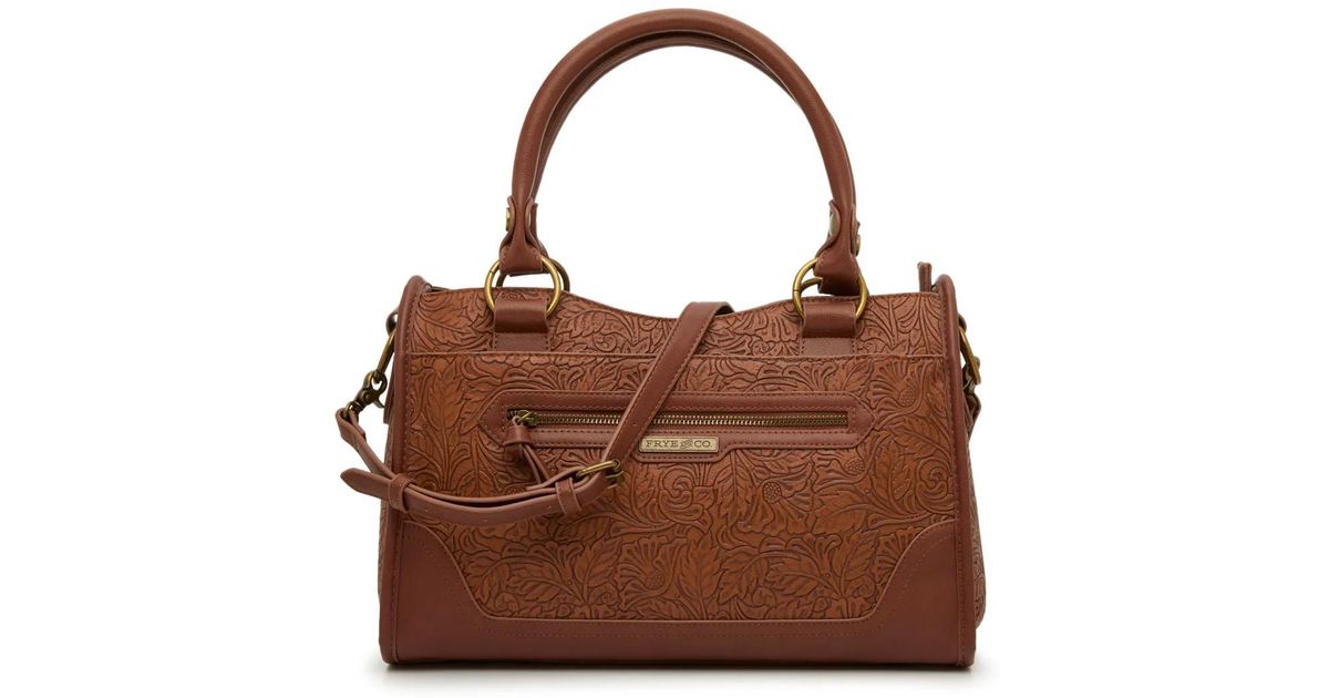 Frye & Co. Core Satchel in Brown | Lyst