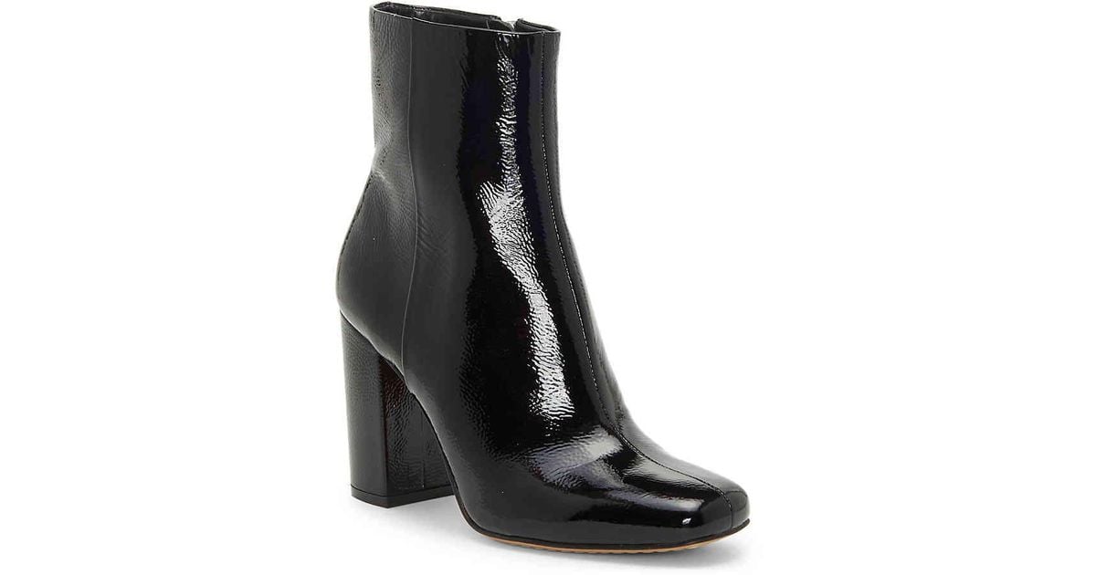 dsw patent leather boots