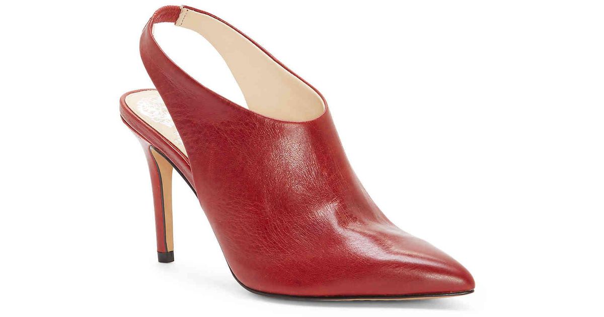 Vince Camuto Leather Amnedra Pump in Red - Lyst