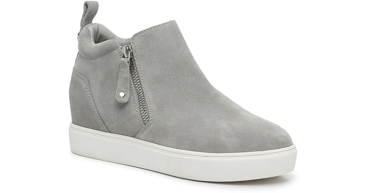 steve madden grey platform sneakers