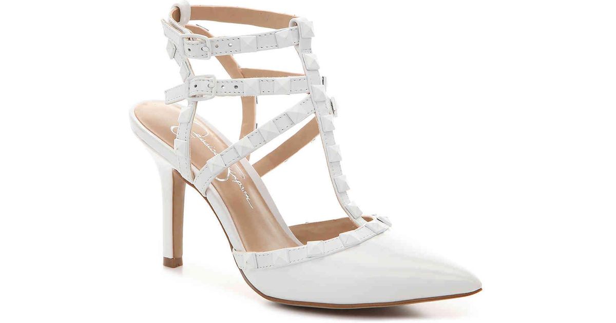 jessica simpson shoes white pumps