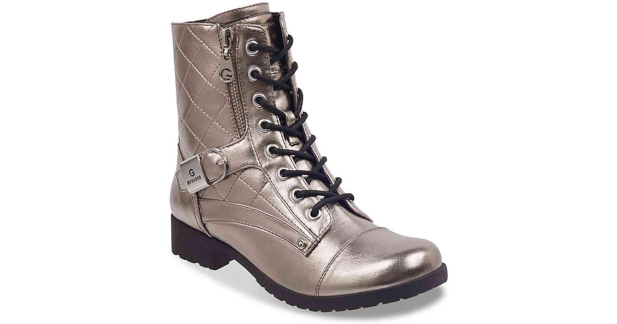 g by guess brittain combat boot