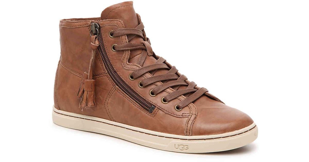 UGG Leather Blaney High-top Sneaker in 